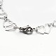 304 Stailess Steel Heart to Heart Link Chain Bracelets US-BJEW-N280-12P-2