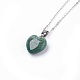 Natural & Synthetic Gemstone Pendant Necklaces US-NJEW-JN02162-3
