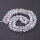 Electroplate Glass Beads Strands US-GR10MM01Y-AB-3