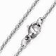 304 Stainless Steel Cable Chain Necklaces US-NJEW-H445-16P-2