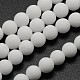 Natural White Jade Beads Strands US-G-D695-6mm-1