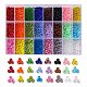 24 Colors 8/0 Glass Seed Beads US-SEED-X0052-02-3mm-1