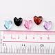 Mixed Color Heart Transparent Acrylic Faceted Beads US-X-PL700Y-4