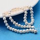 Natural Cultured Freshwater Pearl Beads Strands US-SPPA003Y-1-2