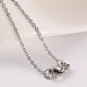 304 Stainless Steel Cable Chain Necklaces US-NJEW-JN01526-03-4