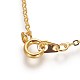 Brass Cable Chain Necklaces US-SW028-G-2