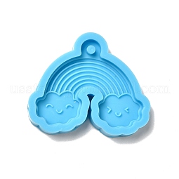Cloud with Rainbow DIY Pendant Silicone Molds US-SIMO-H004-01