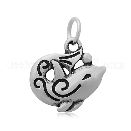 Dolphin 316 Stainless Steel Pendants US-STAS-O092-032-1