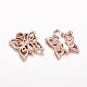 Alloy Butterfly Charms US-PALLOY-J689-26RG-AAA-2