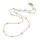 Brass Cable Chain Necklaces US-NJEW-I247-02G-1