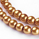 Glass Pearl Beads Strands US-HY-6D-B68-2