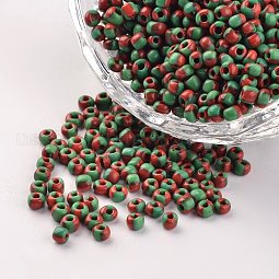 8/0 Opaque Colours Seep Glass Beads US-SEED-M007-45