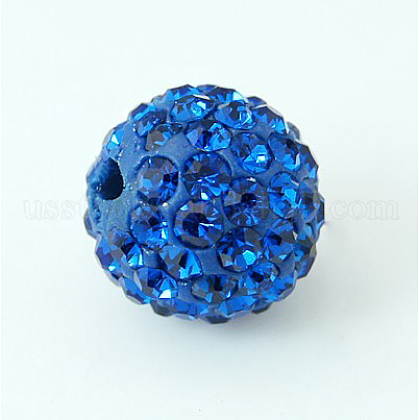 Pave Disco Ball Beads US-RB-H258-8MM-206-1