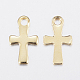 304 Stainless Steel Tiny Cross Charms US-STAS-H436-49-2