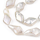 Natural Baroque Pearl Keshi Pearl Beads Strands US-PEAR-S010-28-2