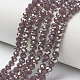 Electroplate Glass Beads Strands US-EGLA-A034-J6mm-K05-1