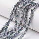 Electroplate Glass Beads Strands US-EGLA-A034-J10mm-Q04-1