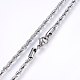 304 Stainless Steel Rope Chain Necklaces US-NJEW-F226-03P-03-2