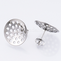 Non-Tarnish 304 Stainless Steel Stud Earring Findings US-STAS-Q231-03A-A