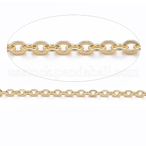 Ion Plating(IP) 304 Stainless Steel Cable Chains US-CHS-H007-01G