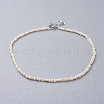 Natural Freshwater Pearl Necklaces US-NJEW-JN02514-1