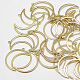 Brass Open Back Bezel Pendants US-KK-N200-018-2
