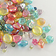 Mixed AB-Color Transparent Acrylic Beads US-MACR-R546-23-1