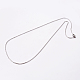 304 Stainless Steel Cable Chain Necklaces US-STAS-O056-12-2
