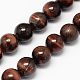 Natural Red Tiger Eye Stone Bead Strands US-G-R193-08-10mm-1