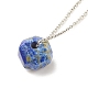 Natural Gemstone Pendant Necklace US-NJEW-JN03891-7