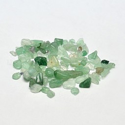 Natural Green Aventurine Chip Beads US-G-O103-02