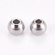 304 Stainless Steel Smooth Round Spacer Beads US-STAS-M006-01B-2