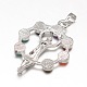 Chakra Jewelry Brass Gemstone Yoga Pendants US-KK-J298-16-NR-2