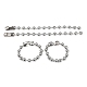 304 Stainless Steel Ball Chain Bracelets US-BJEW-G618-03P-2