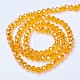 Electroplate Glass Beads Strands US-EGLA-A034-T10mm-B01-2