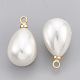 ABS Plastic Imitation Pearl Pendants US-KK-T035-63-2