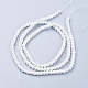 White Glass Pearl Round Loose Beads For Jewelry Necklace Craft Making US-X-HY-6D-B01-2