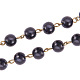 Handmade Glass Pearl Beads Chains US-AJEW-PH00489-05-4