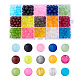 1Box 15 Color Transparent Glass Beads US-GLAA-X0011-02-2