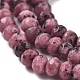 Dyed Natural Malaysia Jade Rondelle Beads Strands US-G-E316-2x4mm-38-3