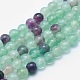 Natural Fluorite Beads Strands US-G-K287-09-8mm-1