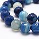 Faceted Natural Agate Beads Strands US-G-F344-38-14mm-3