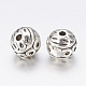 Antique Silver Alloy Round Beads US-X-PALLOY-101-AS-RS-2