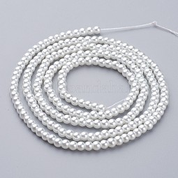 Glass Pearl Beads Strands US-HY-4D-B01
