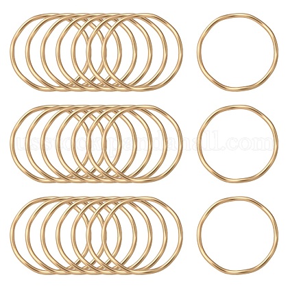 Smooth Surface Alloy Linking Ring US-PALLOY-S117-164-1