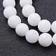 Natural White Jade Beads Strands US-GSR8mmC067-2