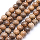 Natural African Padauk Wood Beads Strands US-WOOD-P011-02-8mm-1