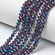 Electroplate Glass Beads Strands US-EGLA-A034-T10mm-I06-1