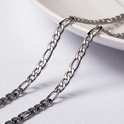 304 Stainless Steel Figaro Chains US-CHS-H007-30P