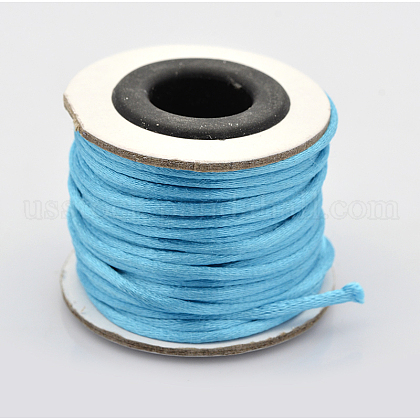 Macrame Rattail Chinese Knot Making Cords Round Nylon Braided String Threads US-NWIR-O001-A-10-1